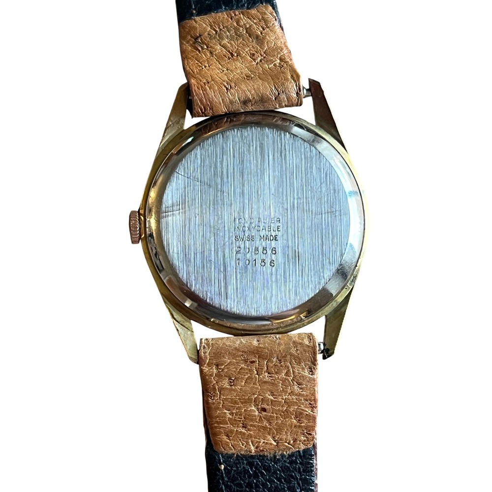 Vintage Insa Watch 15 Jewels Swiss Made Antimagnetic Incabloc Manual Gold Tone - Picture 6 of 7